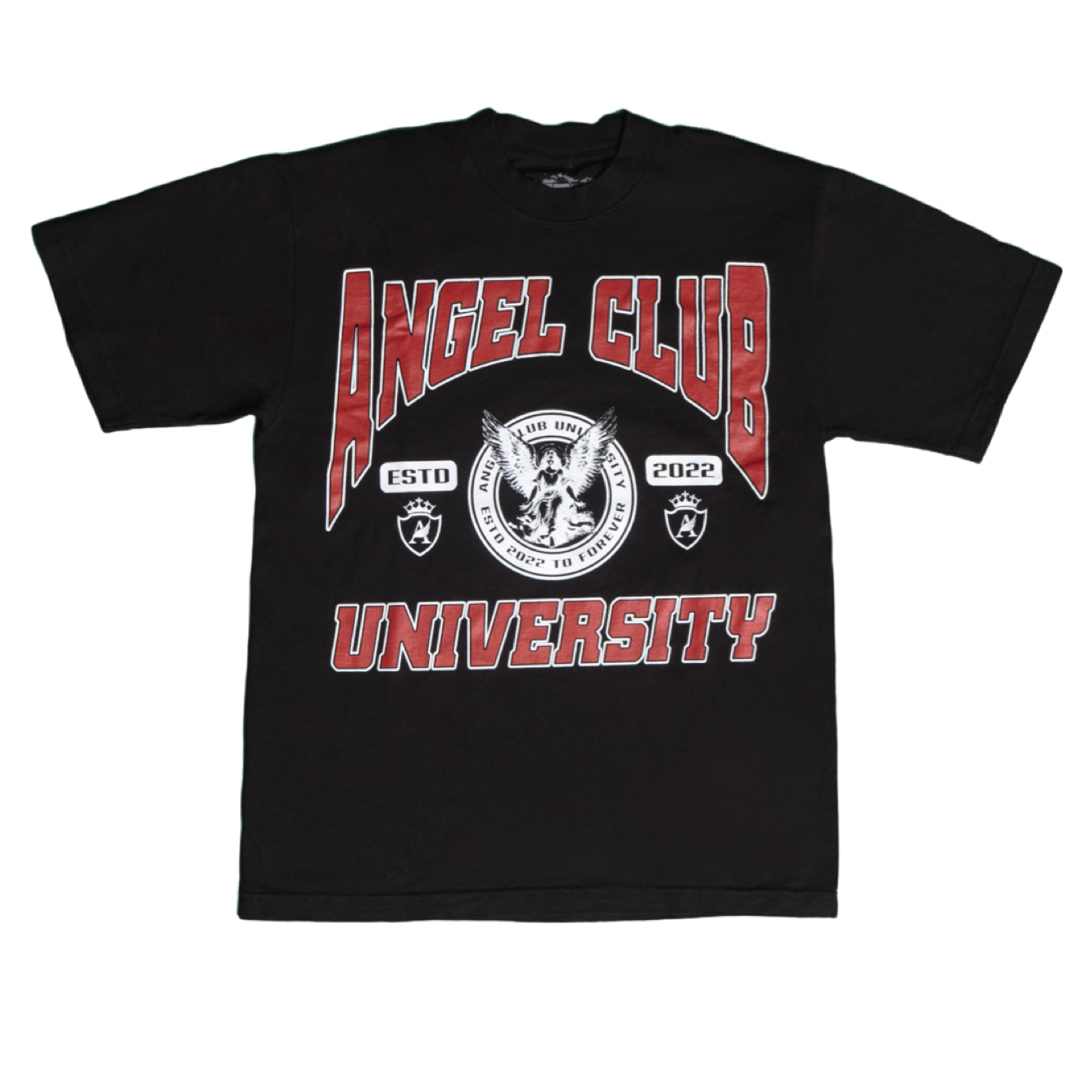 Angel Club University Crest Black